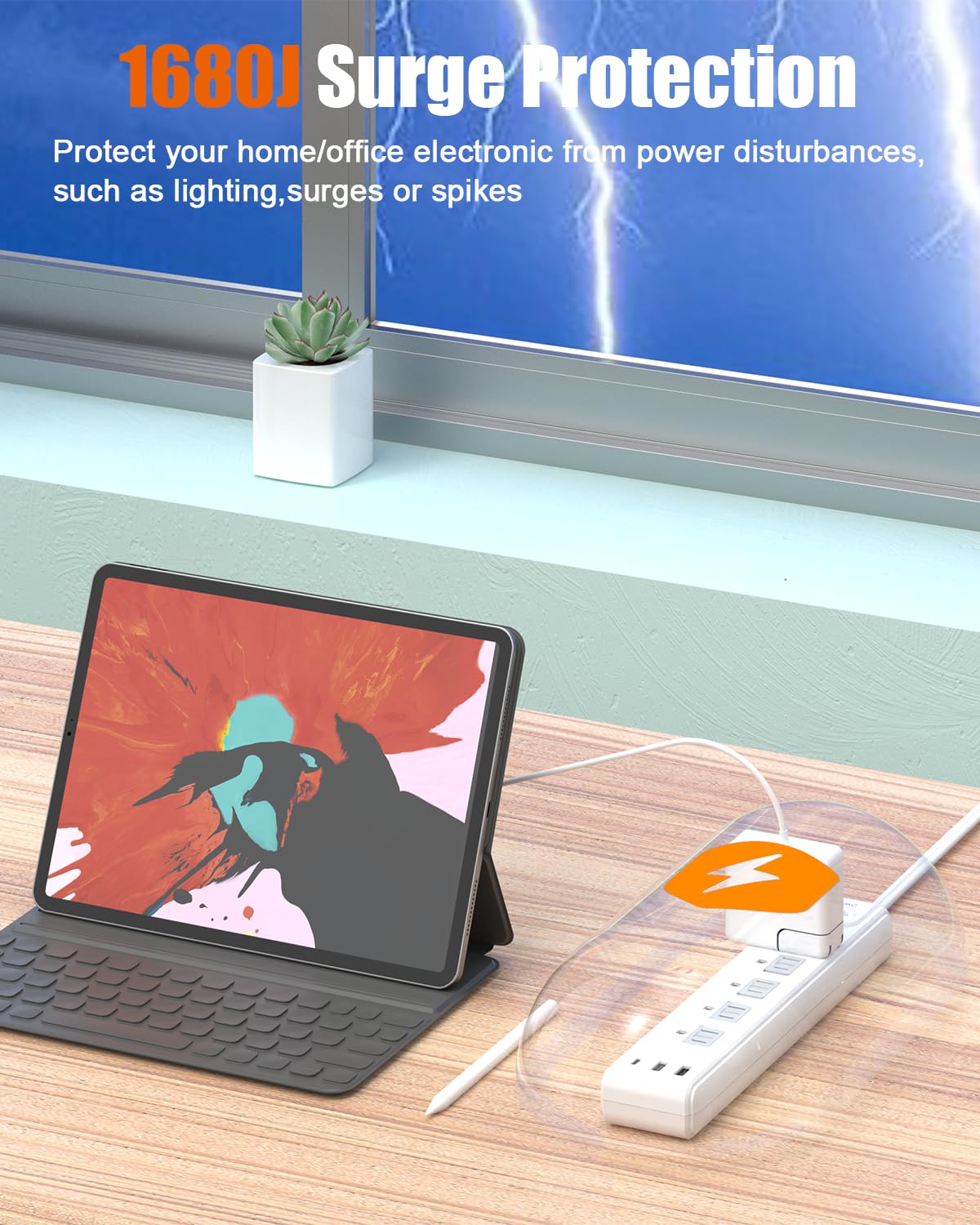 Wrxdmc wall-mountable power strip saves space behind furniture