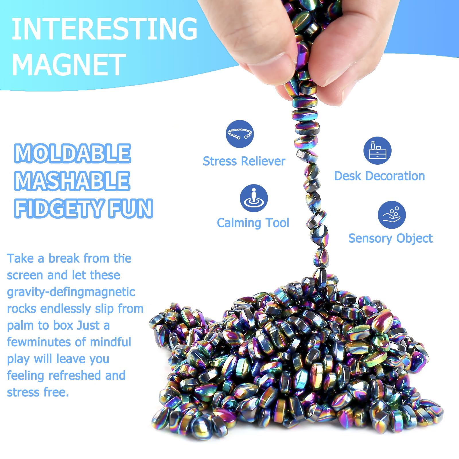 WSEJK desk gadget blends practicality and decor with versatile fidget options.