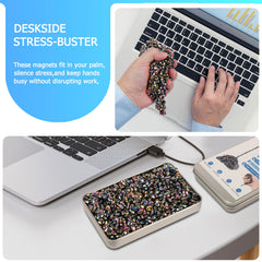WSEJK magnetic beads desk fidget in action for discreet focus and productivity.