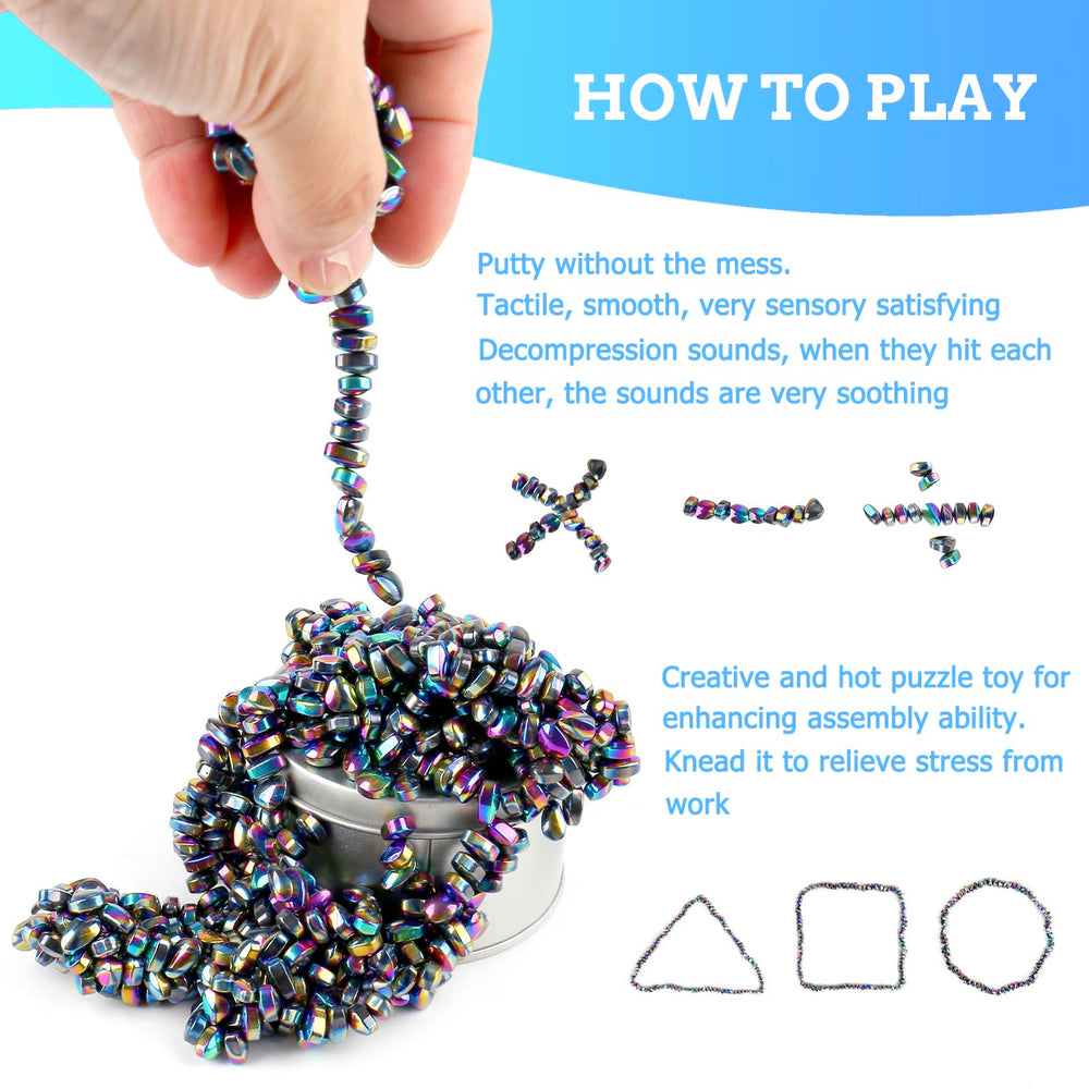 WSEJK non-toxic ferrite beads ensure safe sensory play.