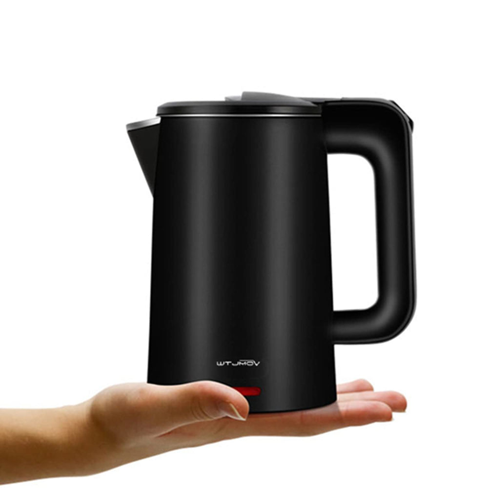 WTJMOV 0.8L kettle compact design for small kitchens and travel convenience.
