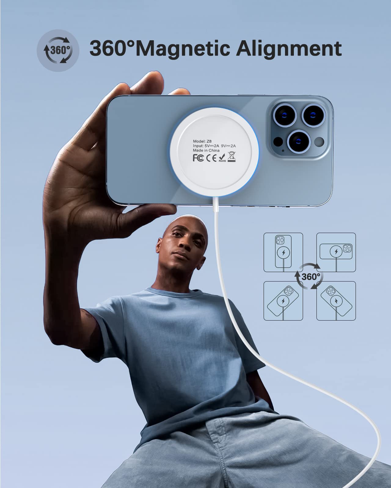 Wtuhu MagSafe-compatible models support seamless charging.