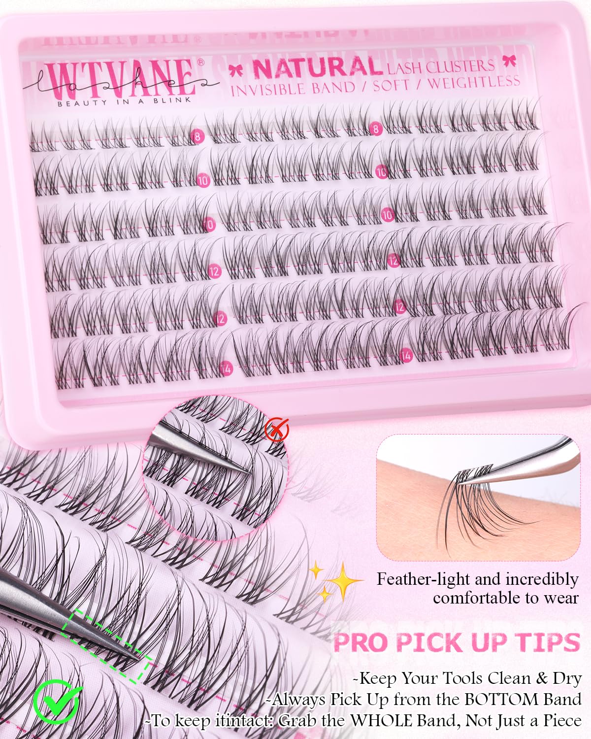 wtvane day-to-night lashes support versatile looks for any occasion