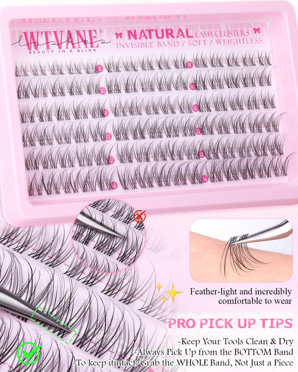 wtvane day-to-night lashes support versatile looks for any occasion