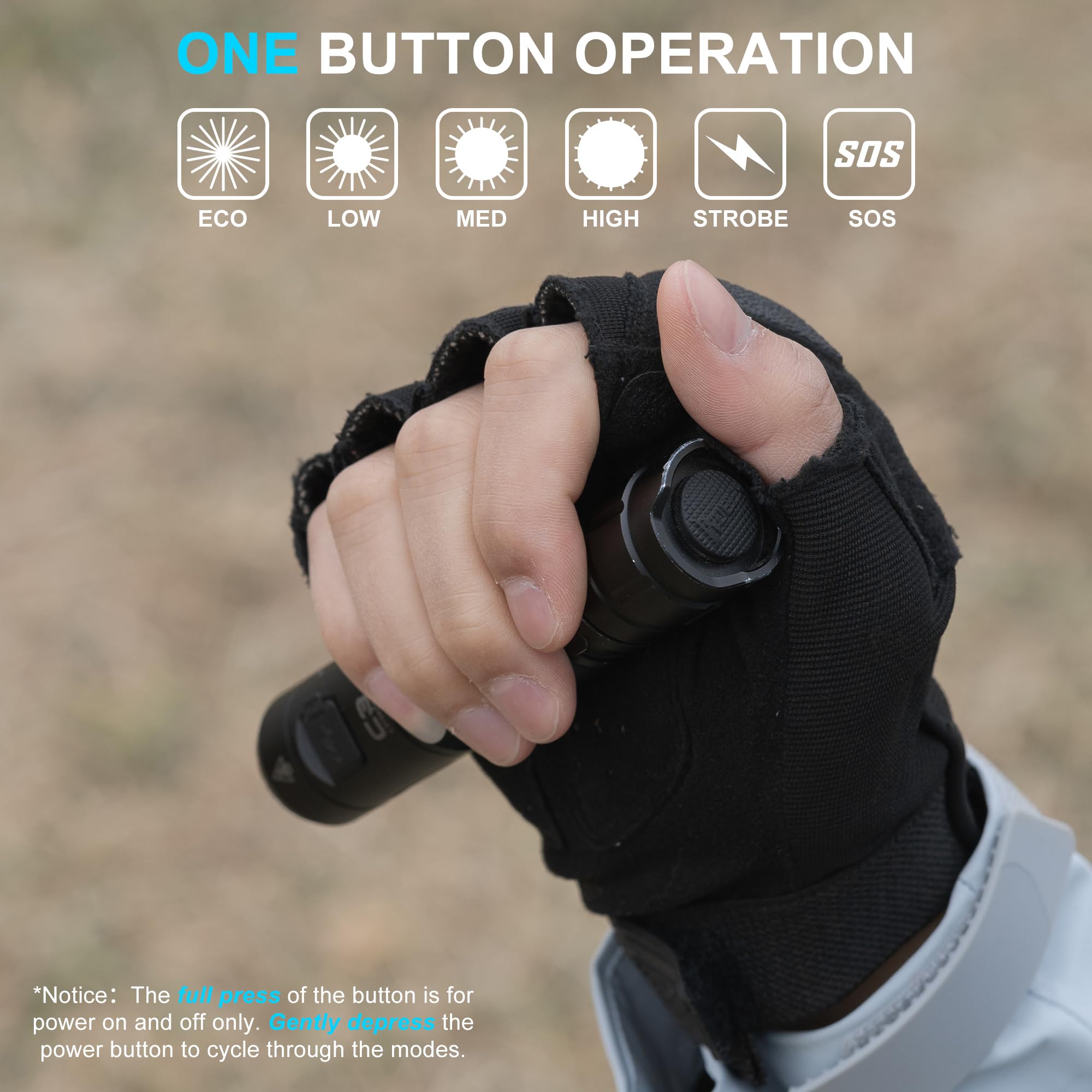 Wuben C3 IP68 durability for rugged use in rain and dust
