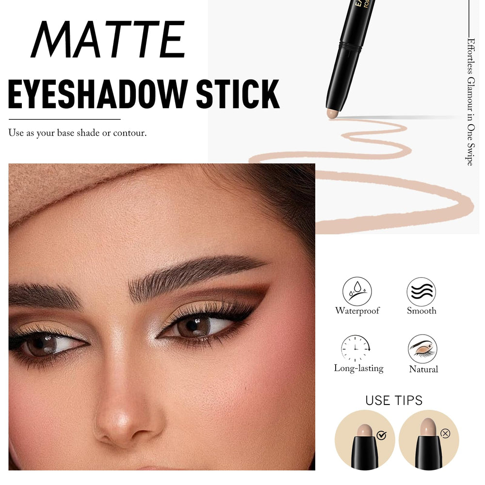 Wugbc Eyeshadow Stick Desert packaging shows twist-up design for mess-free on-the-go makeup.