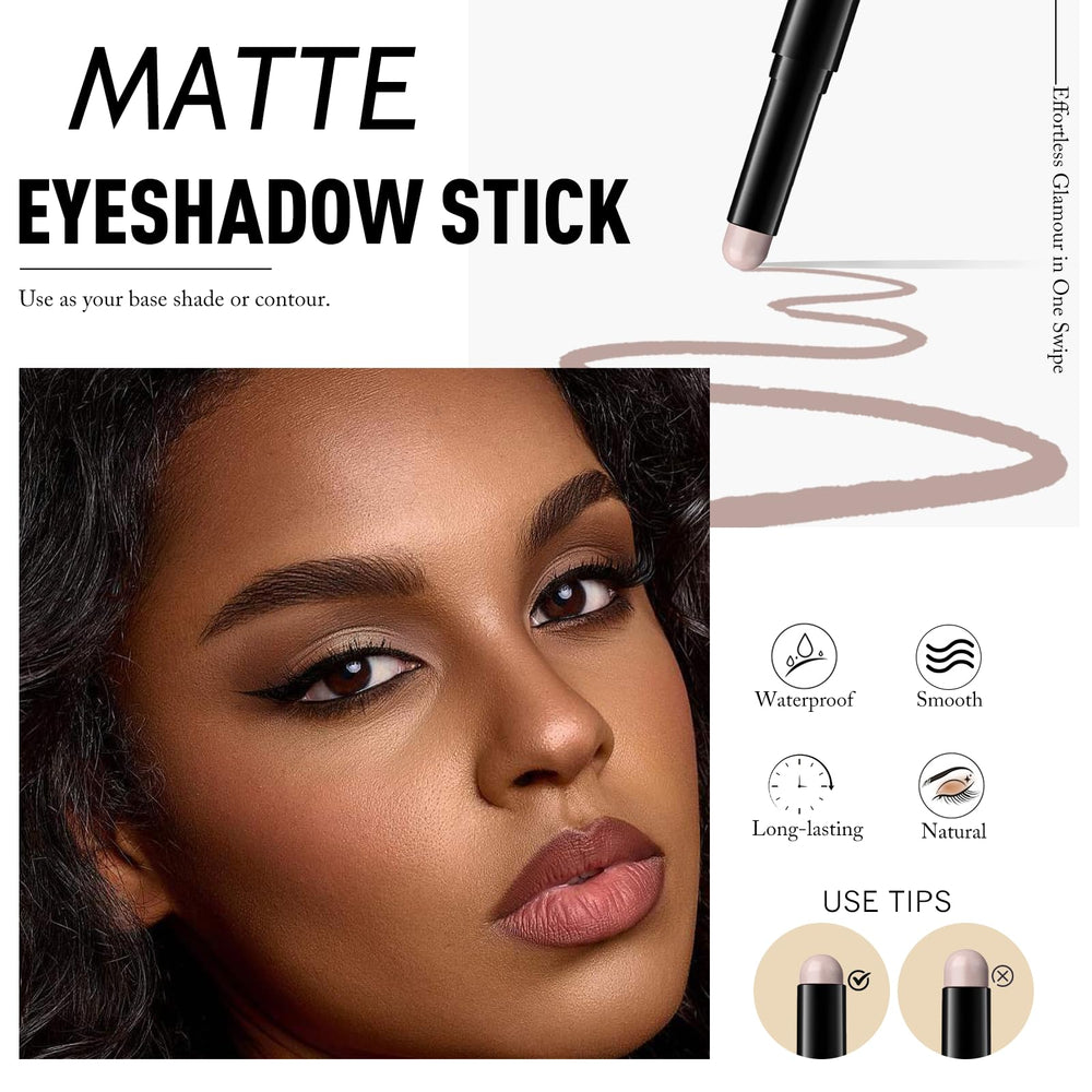 Wugbc Eyeshadow Stick waterproof longwear keeps color vibrant and crease-free.