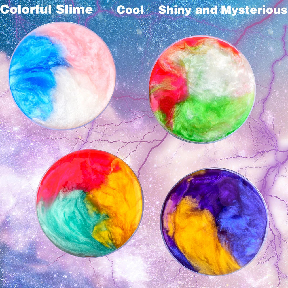 WUJYLY Galaxy Slime Kit makes a bright, kid-friendly gift idea