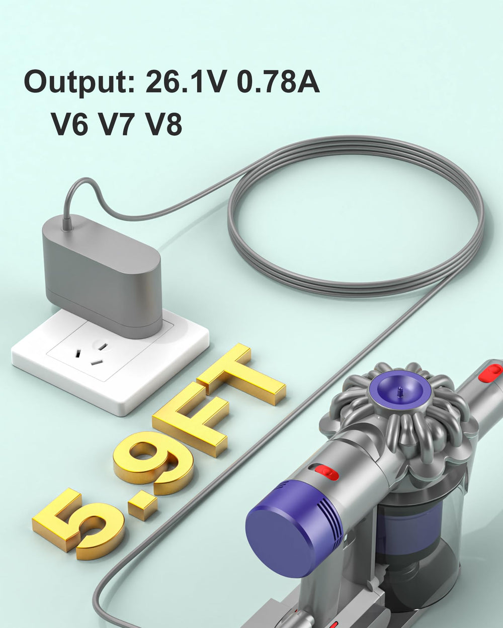 WUKUR charger features over-current and short-circuit protection for safety.
