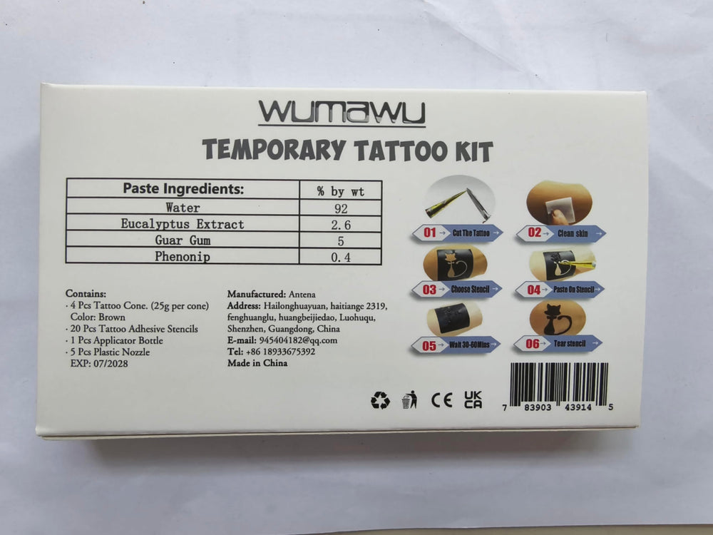 Wumawu kit packaging highlights all contents for convenient setup.