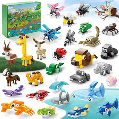 WuNian lion blocks for imaginative play and color recognition.