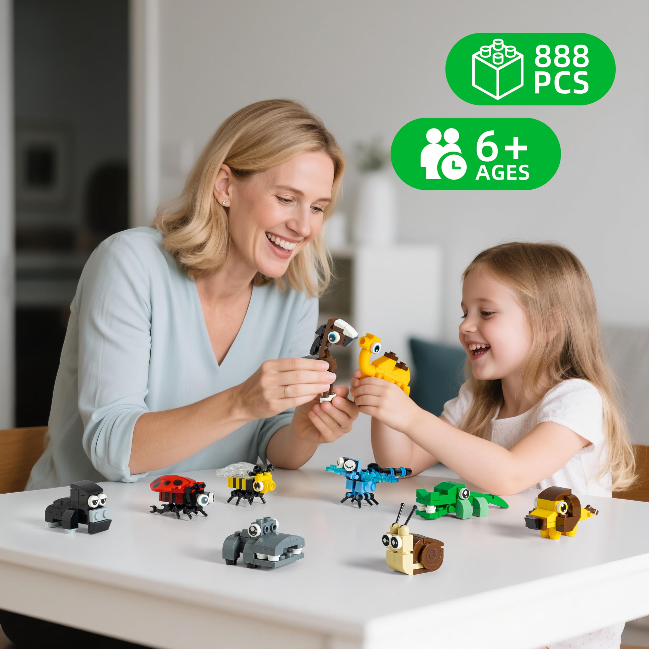WuNian shark blocks promote problem solving through stacking opportunities.