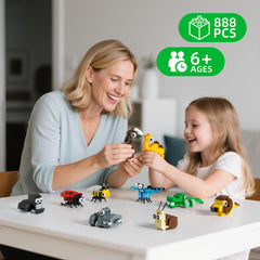 WuNian shark blocks promote problem solving through stacking opportunities.