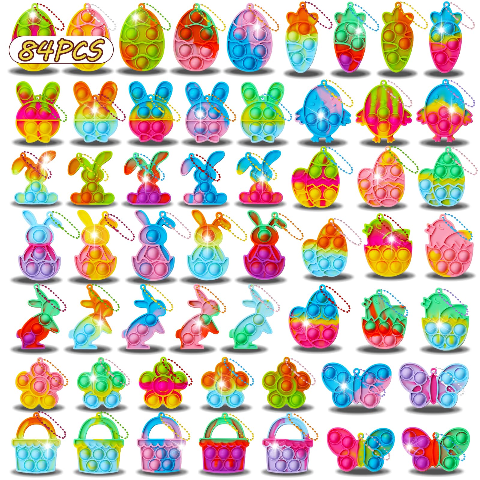 Wuridiwa Easter fidget bubble pop toy for tactile play and focus.