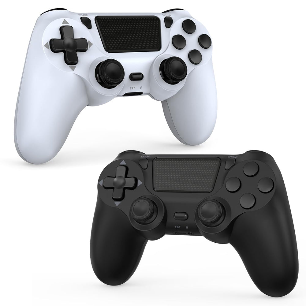Wuthur PS4 controller back view showing ergonomic grip and controls