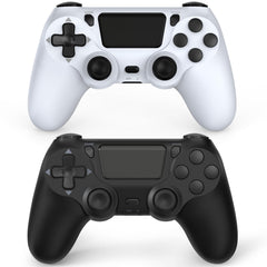 Wuthur PS4 controller front view in black and white for immersive gameplay