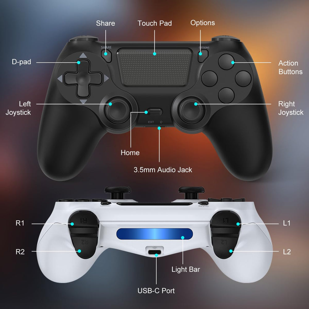 Wuthur controller held in hand during gameplay