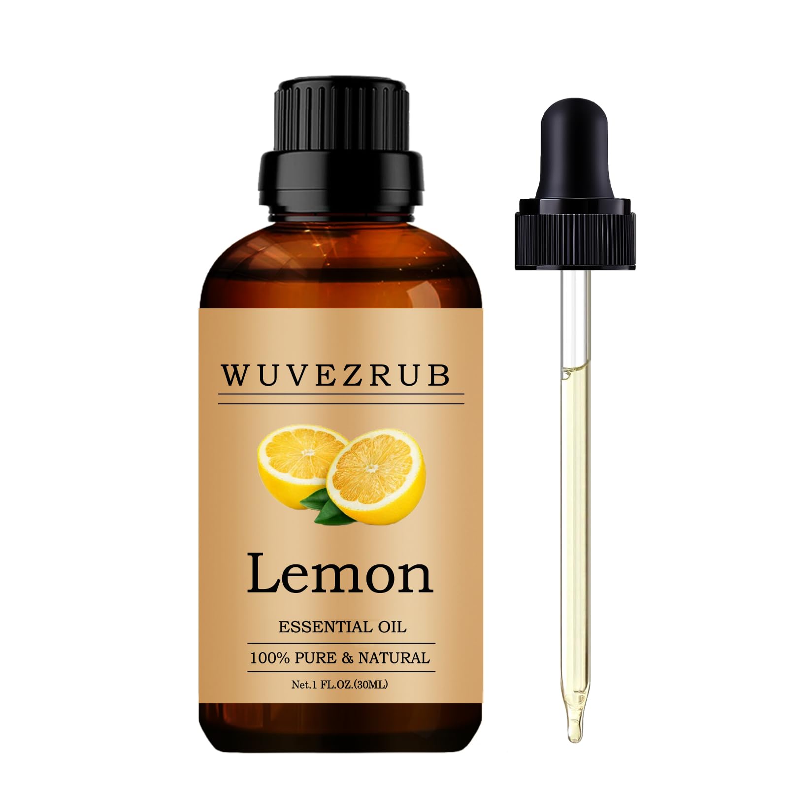 Wuvezrub lemon essential oil bottle 1oz for a bright aroma