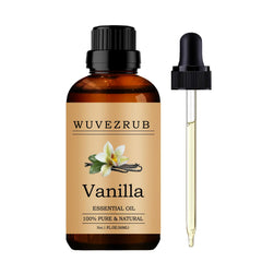 Wuvezrub Vanilla essential oil bottle for pure diffusion.