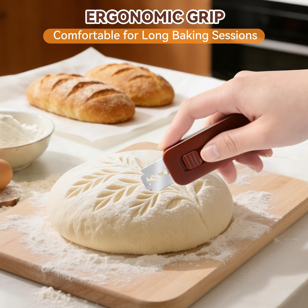 wwhako Bread Lame durable ABS shell and stainless steel blades for long use