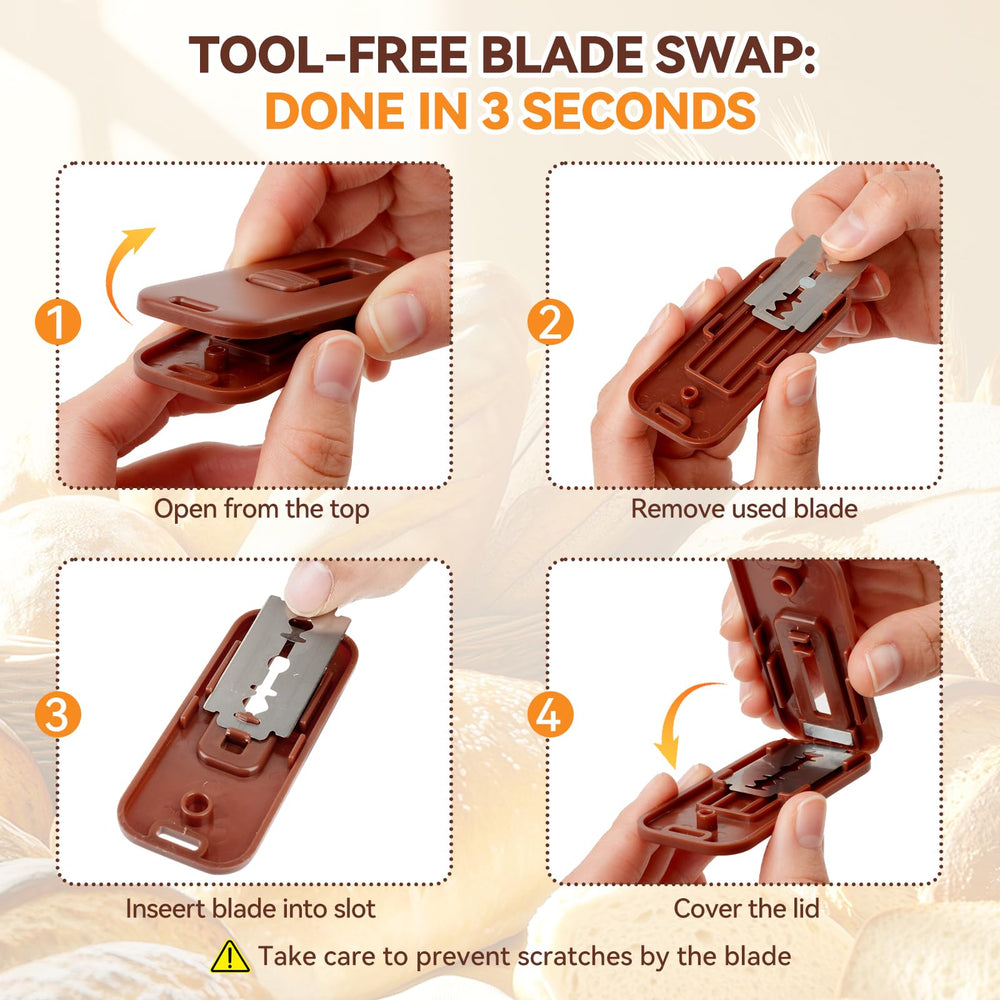 wwhako Bread Lame easy cleaning surfaces stay hygienic after baking