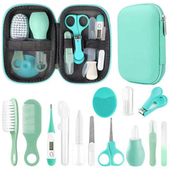 WXA Baby Grooming Kit 14-in-1 hair brush and comb for safe newborn grooming.
