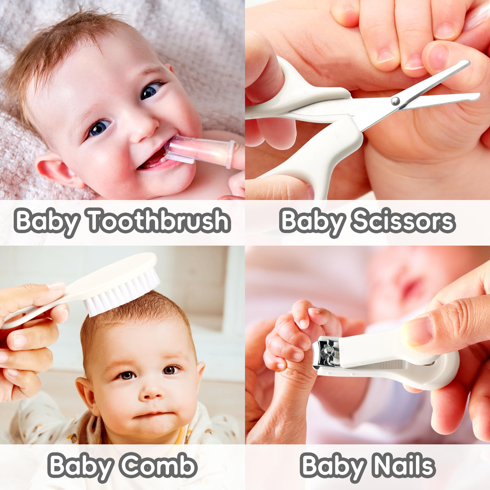WXA Baby Grooming Kit nasal aspirator for clear nasal passages