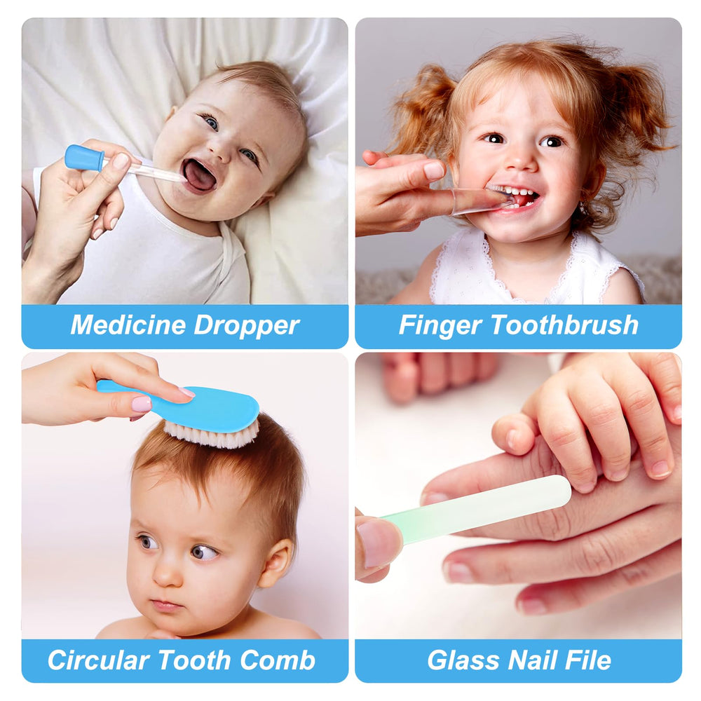 WXA baby grooming kit tweezers for careful trimming and tiny details