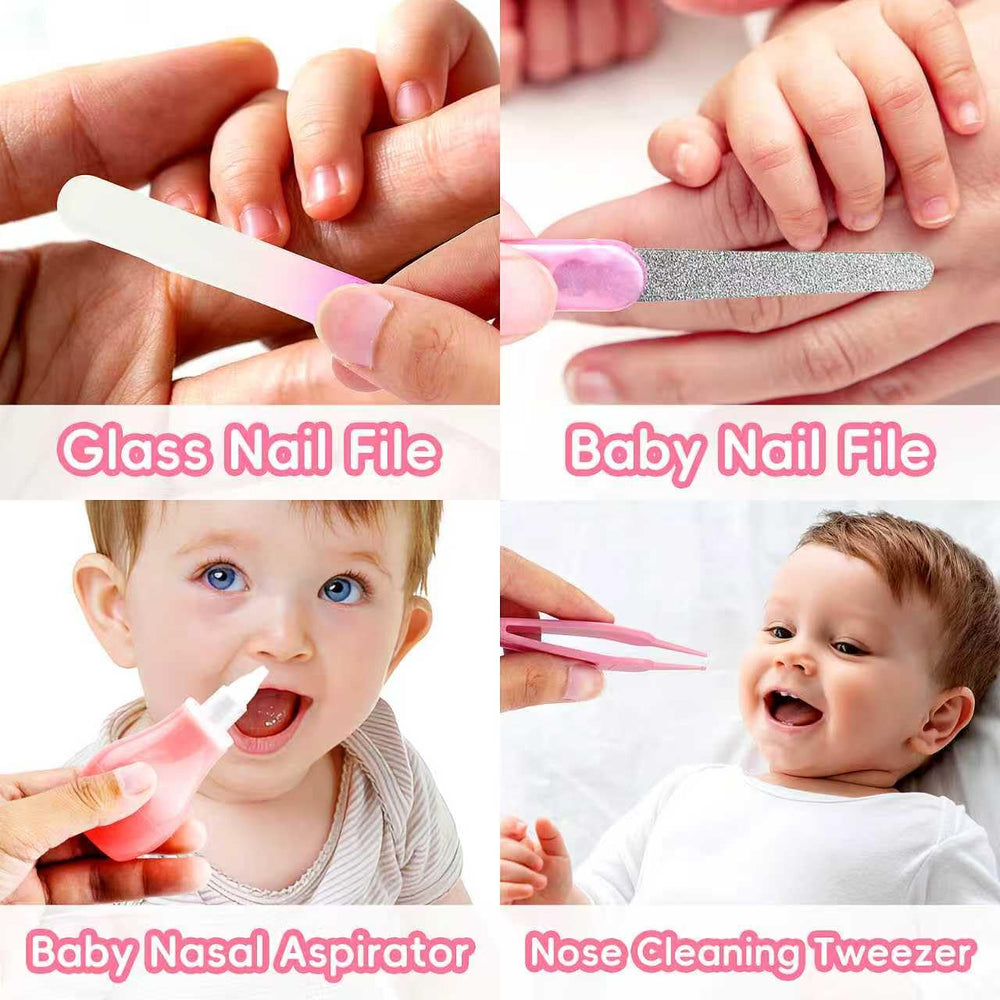 WXA Baby Grooming Kit scissors feature blunt tips for safe trimming