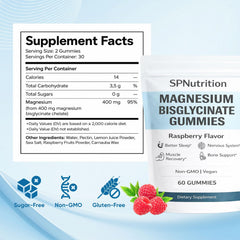 WXDOAU Spnutrition bottle with label, reliable chelated magnesium support