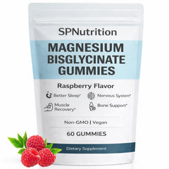WXDOAU Spnutrition magnesium gummies bottle close-up for daily wellness