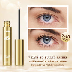 WXMX Lash Serum brush applied — precise upper lash line coverage.