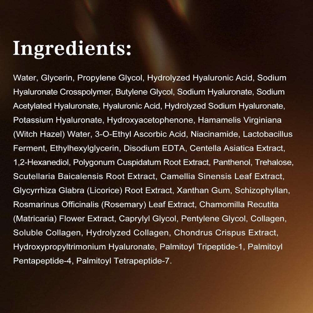 WXMX Ultra Hyaluronic Acid Serum on skin showing a dewy finish