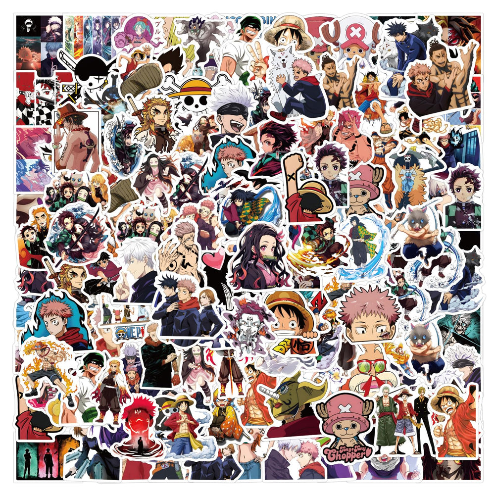 WYKDAG 200pcs kids manga sticker pack—colorful designs for playful decoration