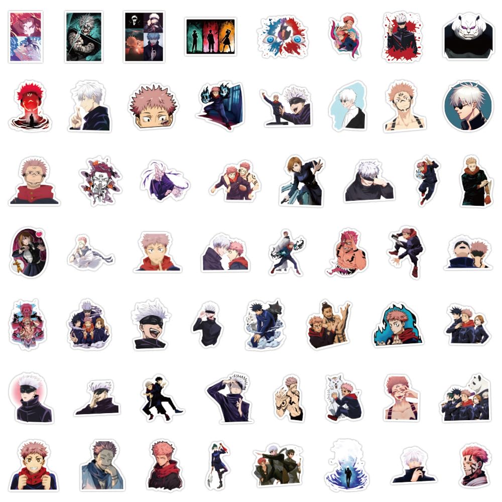 WYKDAG cartoon characters stickers—fun designs for laptops and water bottles