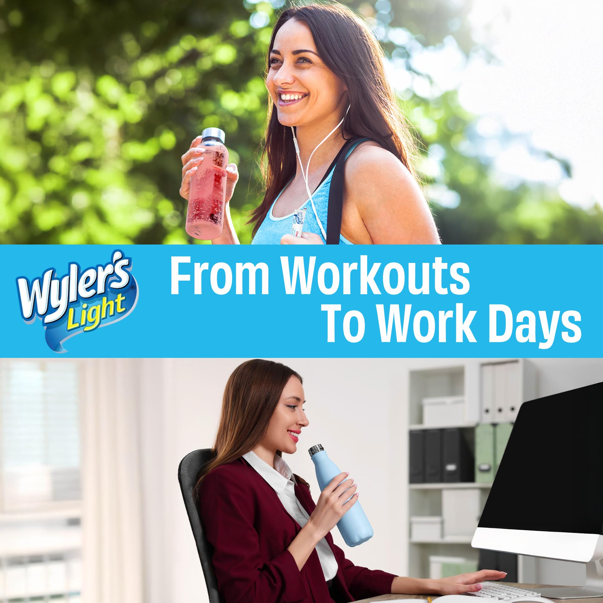 Wyler's Light Peach Iced Tea packets ideal for cooling beverages