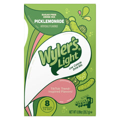 Wyler's Light Pickle Lemonade being stirred for quick mix.
