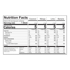 Wyler's Light Banana packet dissolves in water for a low-calorie flavor.