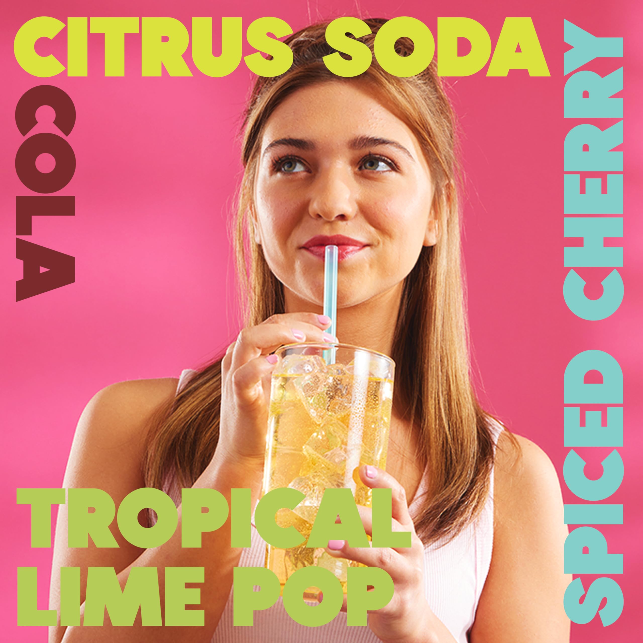 Wyler's Light Citrus Soda stick mix in water for low-calorie flavor.