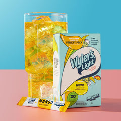 Wyler's Light Coconut packet blends into water for a sugar-free refreshment.