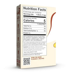 Wyler's Light Watertok Vanilla packet poured for easy flavoring.