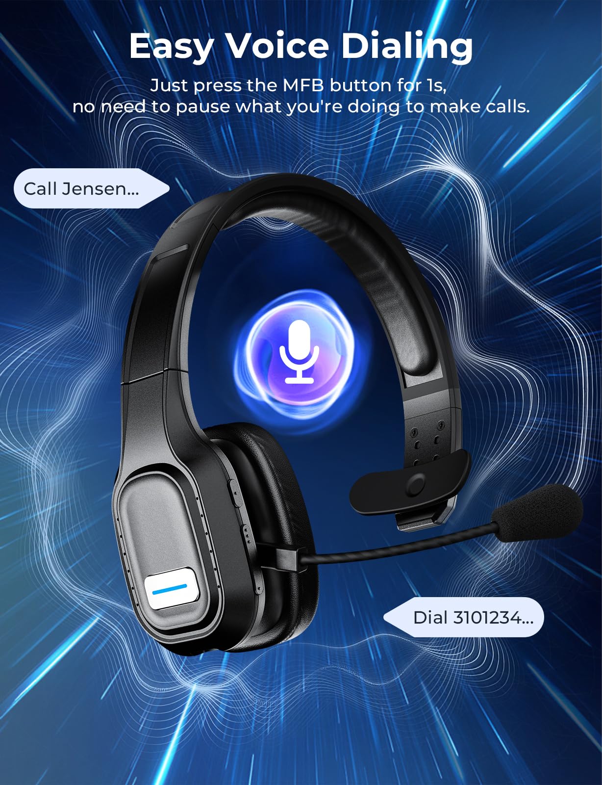 Wyness headset demonstrates dual-device Bluetooth connection