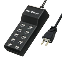 Wyssay 50W USB charging station front view showing organized ports for multiple devices