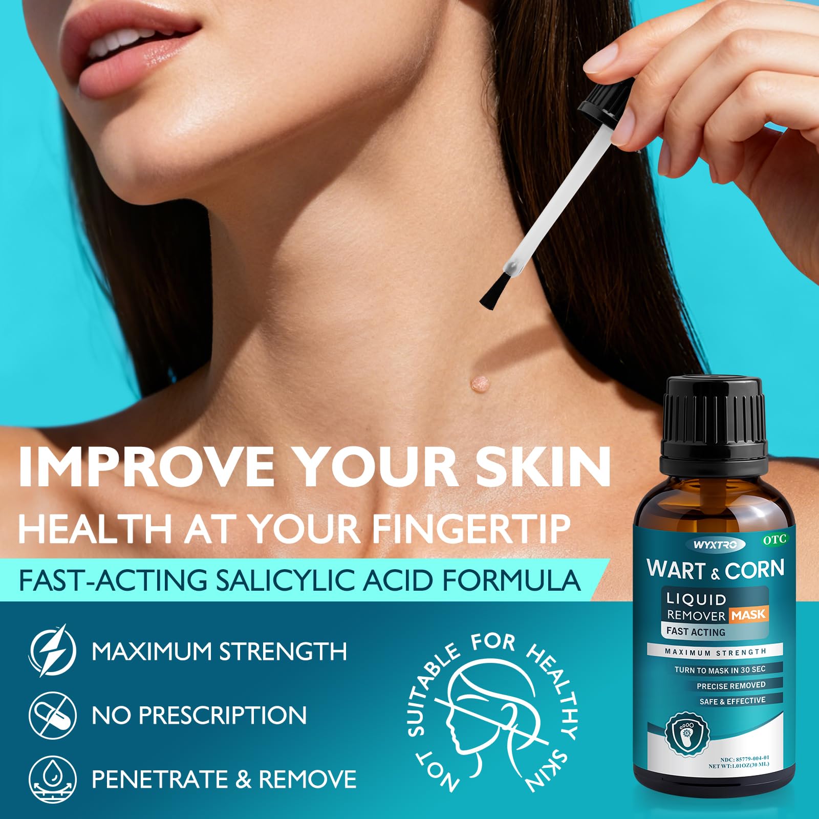 WYXTRO soothing botanicals with aloe vera and centella
