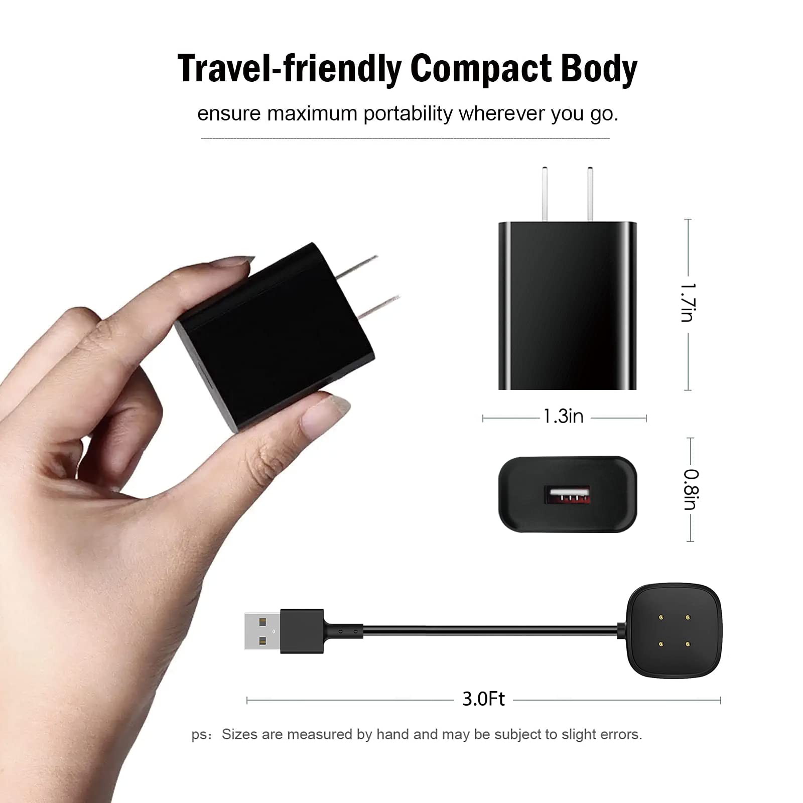 WZHENB compact design fits pockets for on-the-go charging