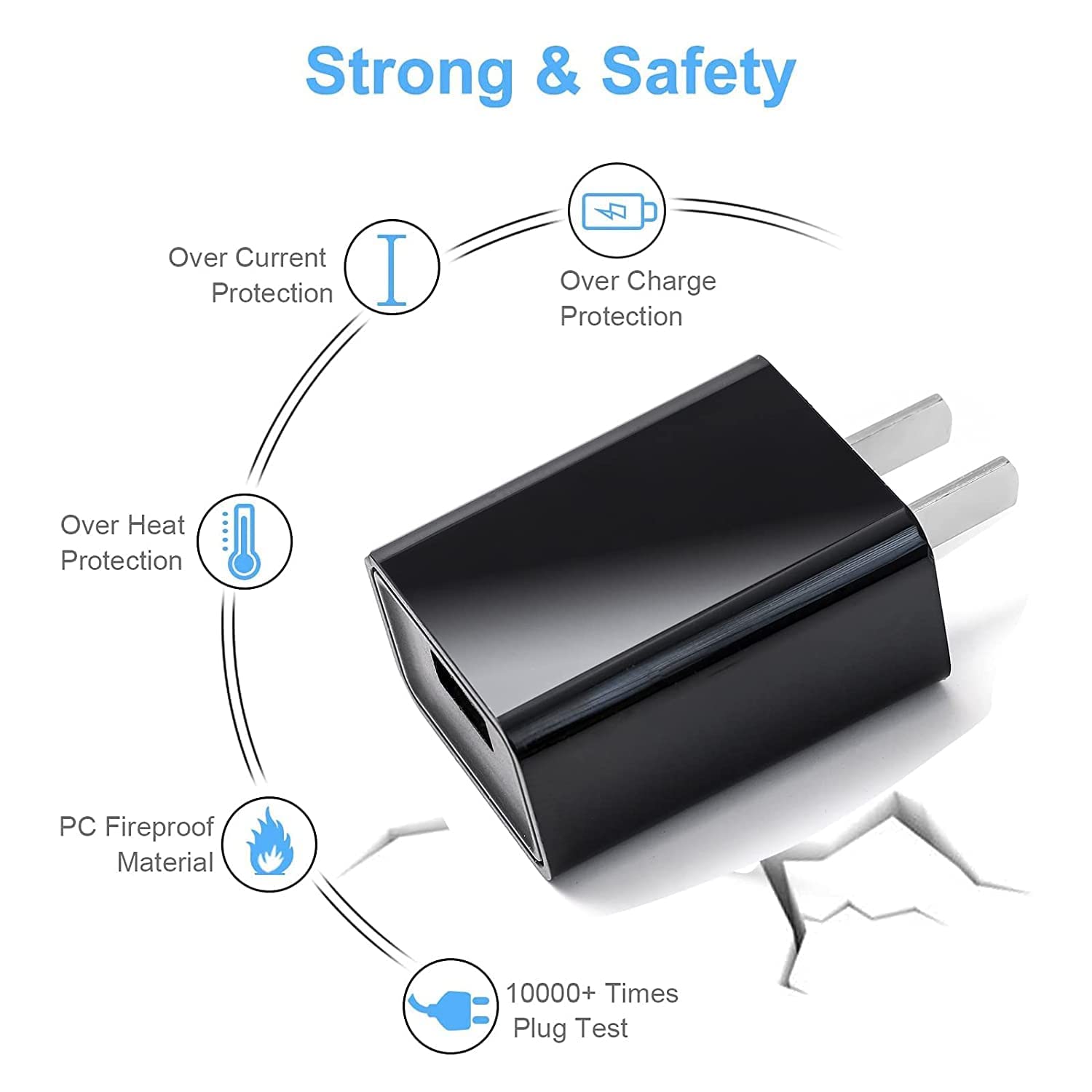 WZHENB-compatible flip phone charger for micro USB devices
