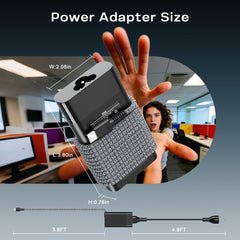 WZXHU 65W USB-C charger ideal for travel and mobile setups