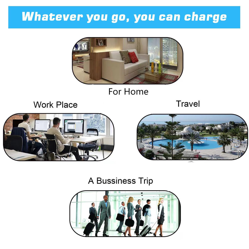 X-EDITION travel-ready charger with smart IC chip for efficient charging