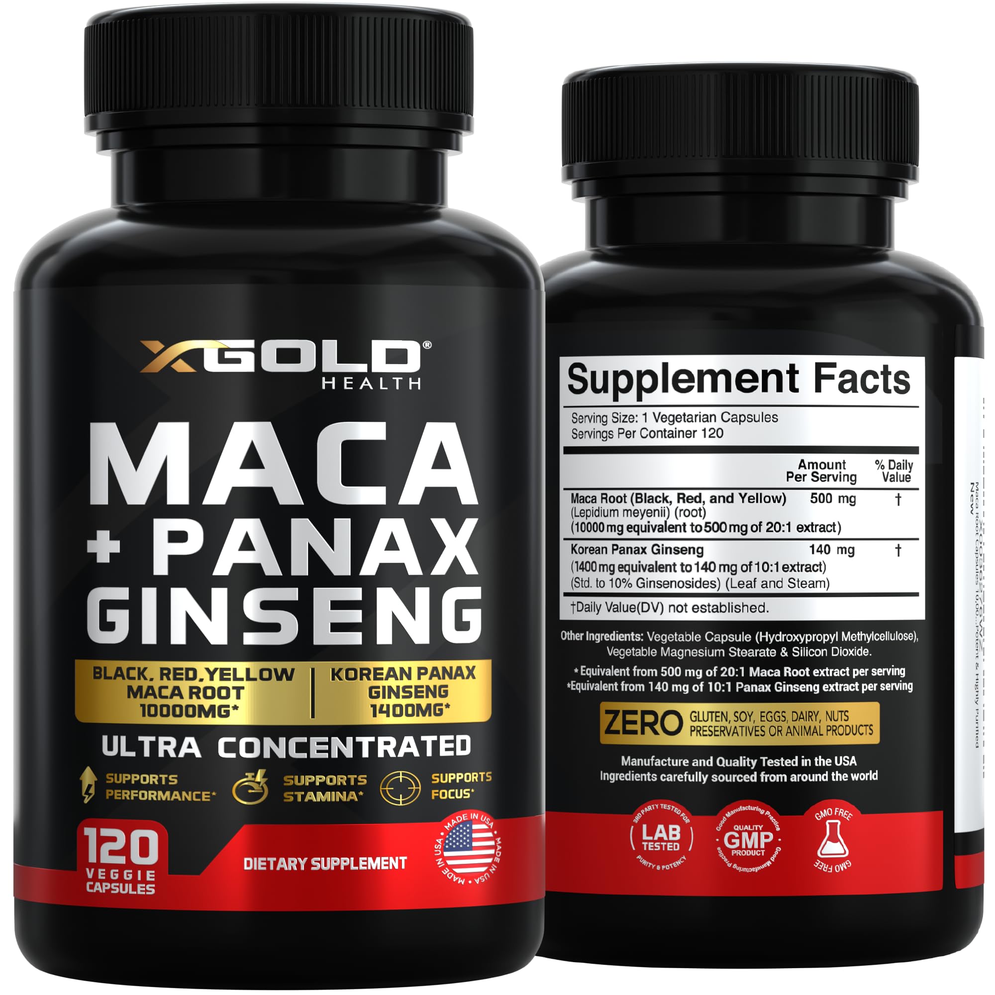 Korean Panax ginseng leaf graphic indicating plant-based extract.