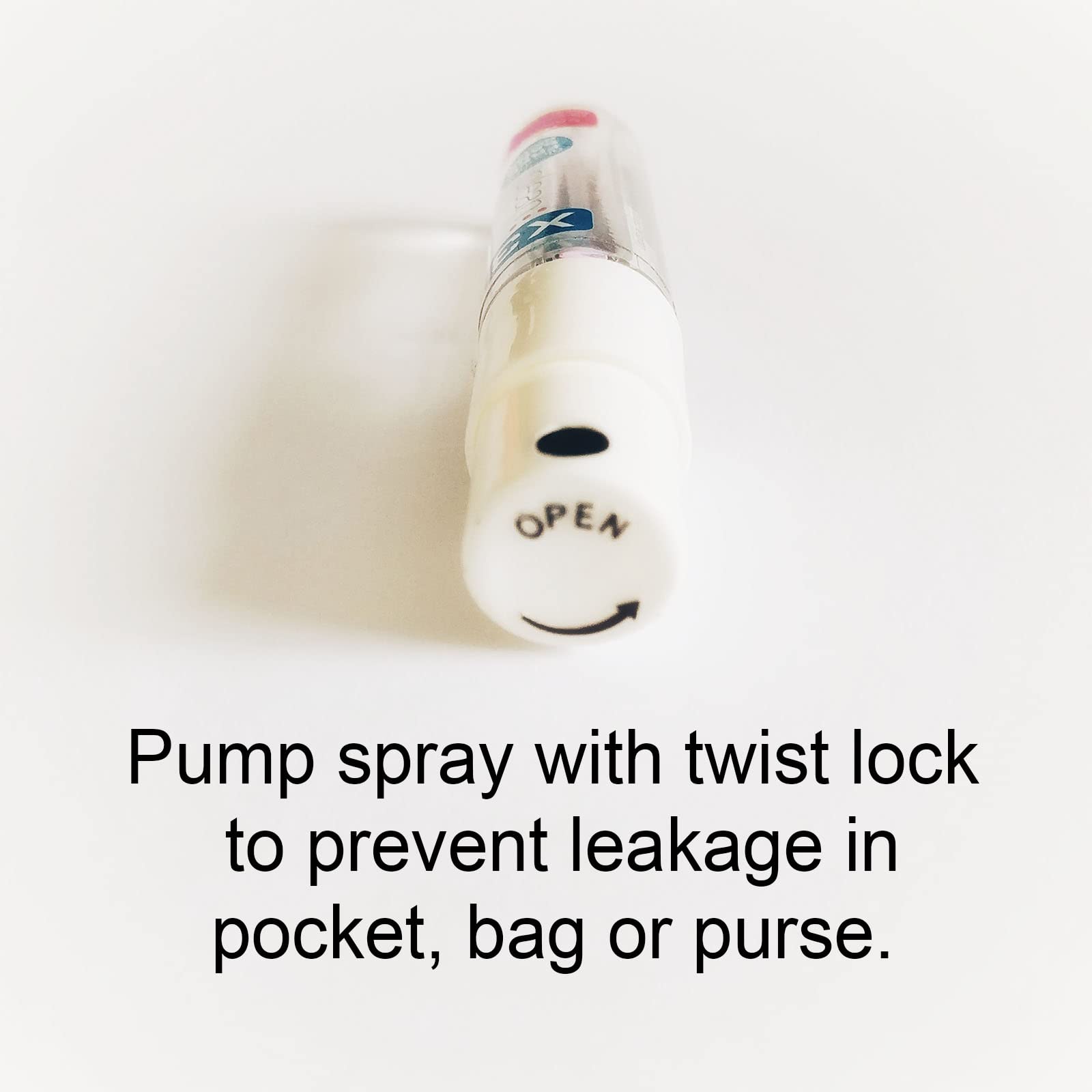 Holding the X3 Clean spray demonstrates compact design for pockets and bags